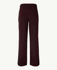 Toni - Jenny Wide - Instapbroek dames met elastische band - Traveljersey - Wine