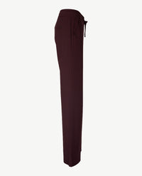 Toni - Jenny Wide - Instapbroek dames met elastische band - Traveljersey - Wine