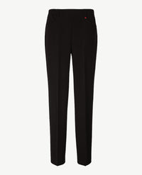 Toni - Scarlet - Instapbroek dames met elastische band - Crêpe jersey - Zwart