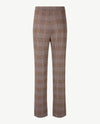 Toni - Elastiek rondom - Scarlet Wide - Jersey - Normale beenlengte - Ruit beige, blue, grijs  en choco