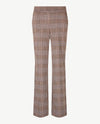 Toni - Elastiek rondom - Scarlet Wide - Jersey - Normale beenlengte - Ruit beige, blue, grijs  en choco