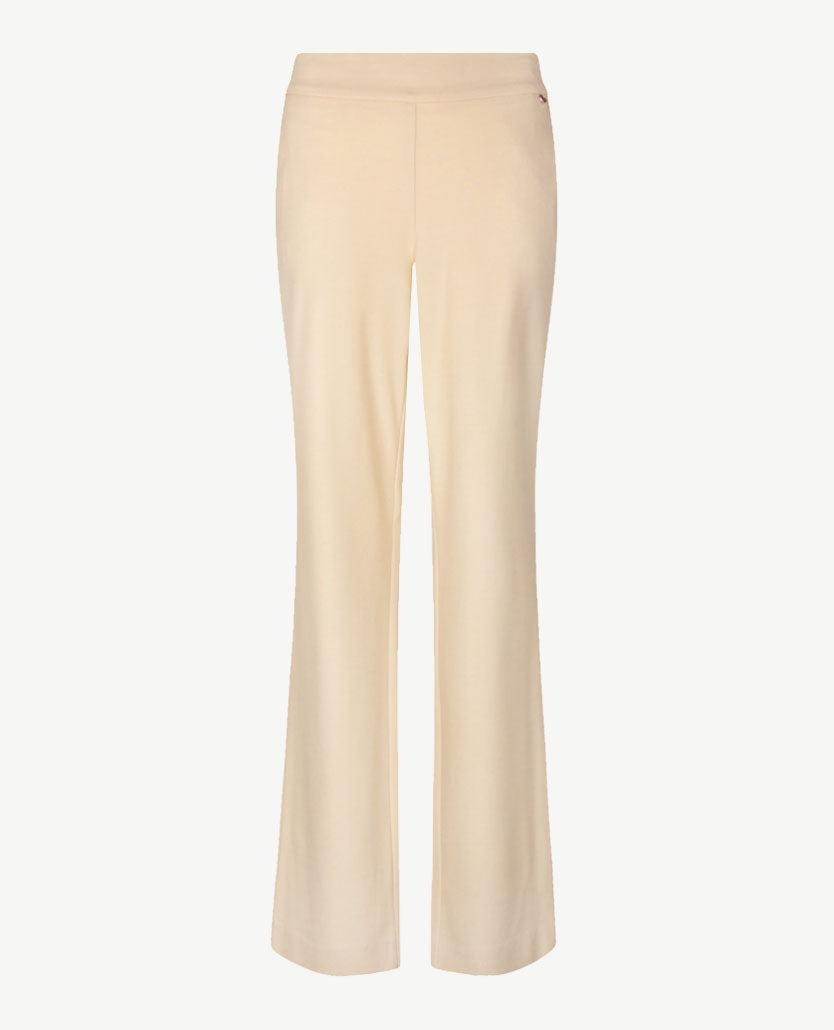 Toni - Elastiek rondom - Scarlet Wide - Jersey - Wafeltje - Normale beenlengte - Cream