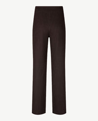 Toni - Scarlet Wide - Instapbroek dames met elastische band - Jersey - Streep Choco