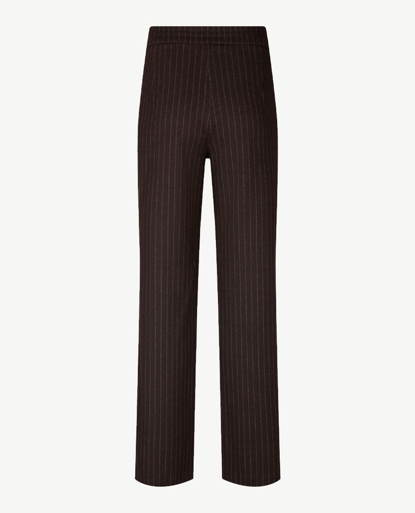 Toni - Scarlet Wide - Instapbroek dames met elastische band - Jersey - Streep Choco