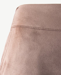 Toni - Scarlet Wide - Instapbroek dames met elastische band - Suèdine - Taupe