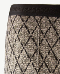 Gardeur - Elastiek rondom - Zaria - Jersey - Normale lengte - Wieber - Beige met zwart