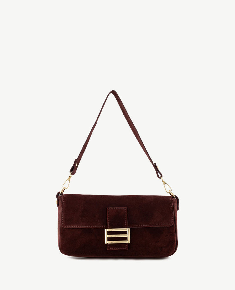Tas - Zira - Suède - Burgundy