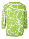 Gollé Haug fris roen met wit dames pullover met ronde hals achterkant bij DRESSYOURPARENTS