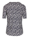 Rabe - Top - ronde hals - Marineblauw en wit bij DRESSYOURPARENTS hippe, comfortabele mode voor oudere dames